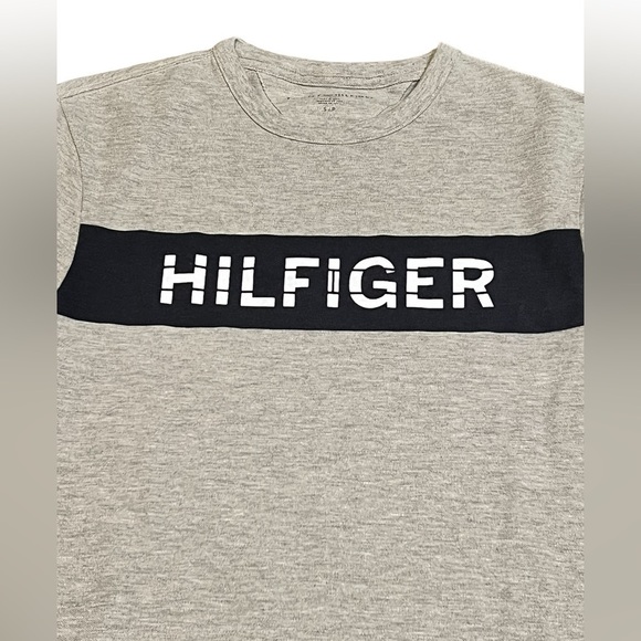 Men’s Tommy Hilfiger Short Sleeve T Shirt Size Small Gray - Picture 3 of 5